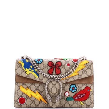 Gucci Dionysus Bag Embellished GG Coated Canvas Small