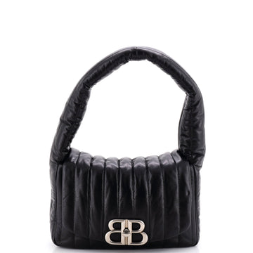 Balenciaga Monaco Sling Bag Padded Quilted Leather Small