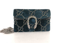 Dionysus Bag GG Velvet Super Mini