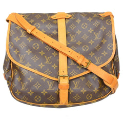 Saumur Handbag Monogram Canvas 35