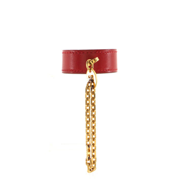 Hermes Glove Holder Bag Charm Leather and Metal