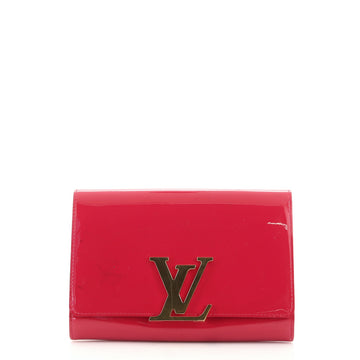 Louis Vuitton Louise Clutch Patent East West