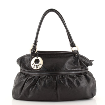 Fendi Chef Shoulder Bag Leather Large