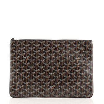 Goyard Senat Zip Pouch Coated Canvas MM