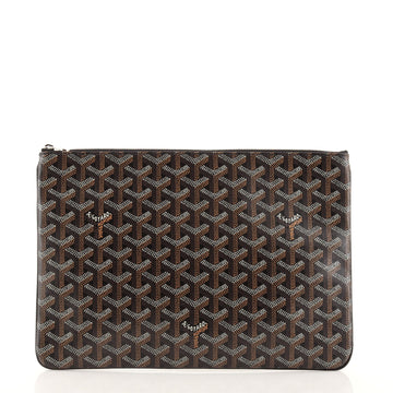 Goyard Senat Zip Pouch Coated Canvas MM