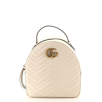 Gucci GG Marmont Backpack Matelasse Leather Small