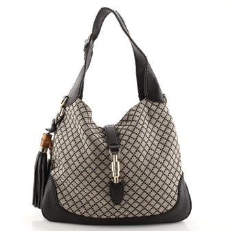 Gucci New Jackie Bag Diamante Canvas Medium