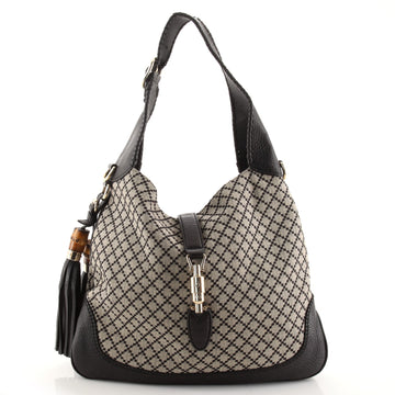 Gucci New Jackie Bag Diamante Canvas Medium