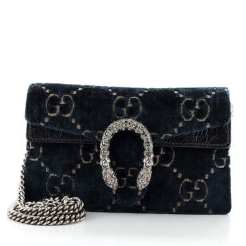 Gucci Dionysus Bag GG Velvet Super Mini