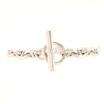 Hermes Chaine d'Ancre Bracelet Sterling Silver Medium
