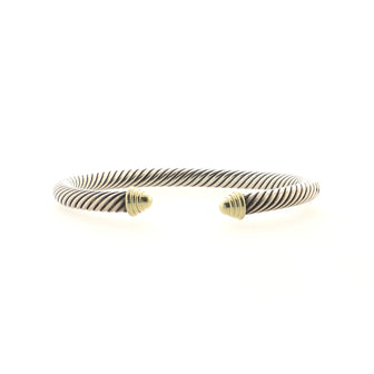 David Yurman Cable Classic Bracelet Sterling Silver with 14K Yellow Gold 5mm