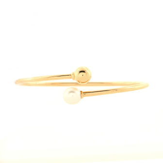 Tiffany & Co. HardWear Ball Bypass Bracelet 18K Rose Gold and Pearl 8mm