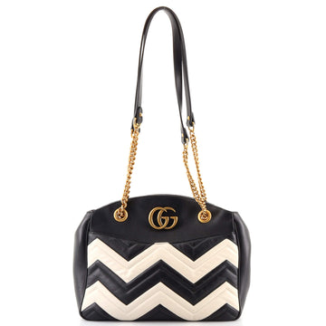 Gucci GG Marmont Chain Tote Matelasse Leather Medium