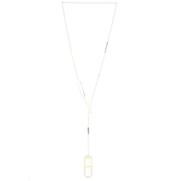 Hermes Ever Chaine d'Ancre Long Necklace Sterling Silver