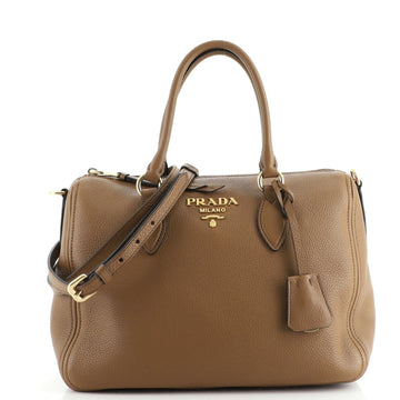 Prada Convertible Bauletto Bag Vitello Phenix Medium