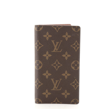 Louis Vuitton Checkbook Cover Monogram Canvas