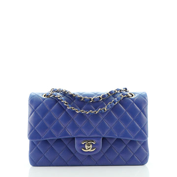 Chanel Classic Double Flap Bag Quilted Iridescent Caviar Medium