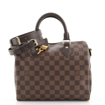 Louis Vuitton Speedy Bandouliere Bag Damier 25