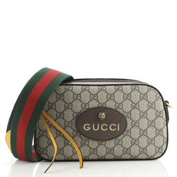 Gucci Neo Vintage Camera Messenger Bag GG Coated Canvas