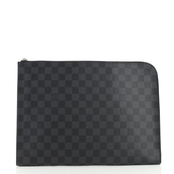 Louis Vuitton Zip Around Pochette Jour Damier Graphite GM