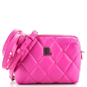 Balenciaga Touch B. Camera Bag Quilted Leather XS