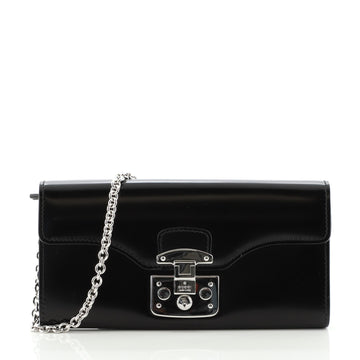 Gucci Lady Lock Wallet On Chain Leather