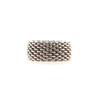 Tiffany & Co. Somerset Ring Sterling Silver Wide