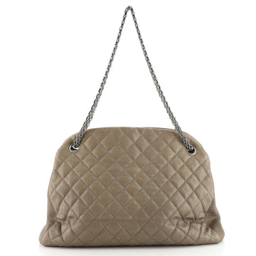Chanel Just Mademoiselle Bag Quilted Caviar Large