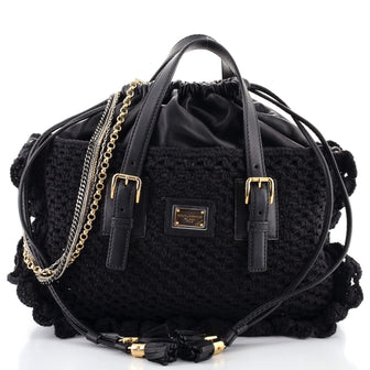 Dolce & Gabbana Miss Helen Tote Crochet East West