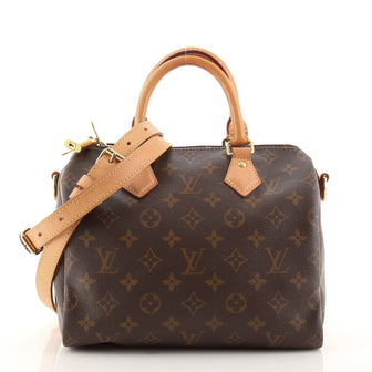Louis Vuitton Speedy Bandouliere Bag Monogram Canvas 25