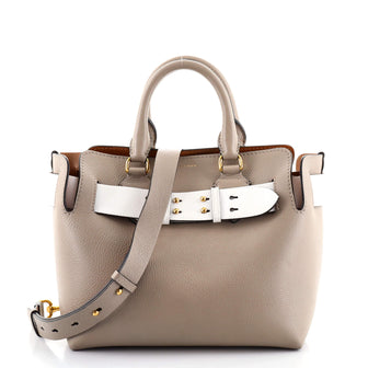 Burberry Belt Tote Leather Small
