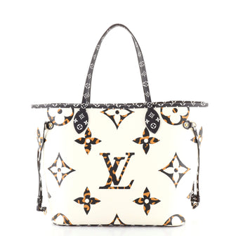 Louis Vuitton Neverfull NM Tote Limited Edition Jungle Monogram Giant MM