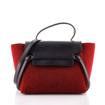 Celine Belt Bag Felt and Leather Medium