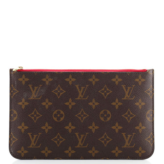 Louis Vuitton Neverfull Pochette Monogram Canvas Large