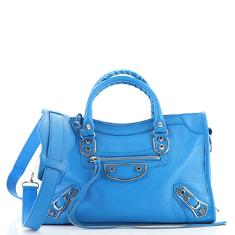 Balenciaga City Classic Metallic Edge Bag Leather Small