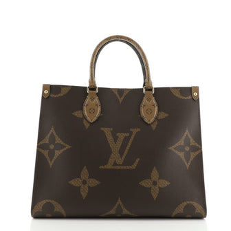 Louis Vuitton OnTheGo Tote Reverse Monogram Giant MM