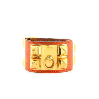 Hermes Collier de Chien Bracelet Leather