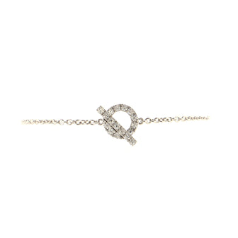 Hermes Finesse Bracelet 18K White Gold and Diamonds