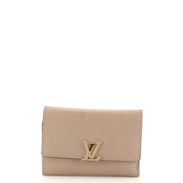 Louis Vuitton Capucines Compact Wallet Leather