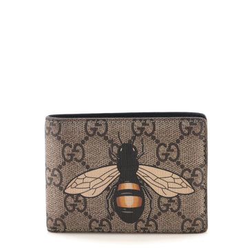 Gucci Bifold Wallet	 Printed GG Coated Canvas