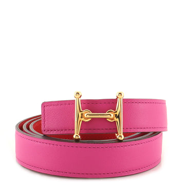 Hermes Mors H Reversible Belt Leather Thin