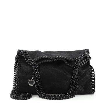 Stella McCartney Falabella Fold Over Crossbody Bag Shaggy Deer Mini