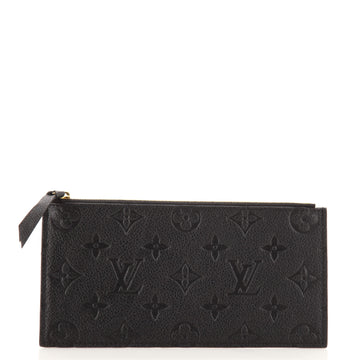 Louis Vuitton Felicie Zip Pouch Insert Monogram Empreinte Leather