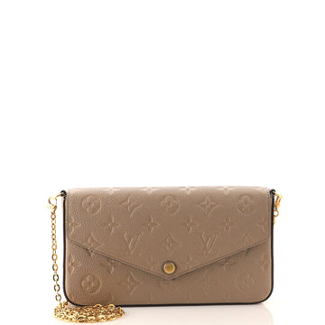 Louis Vuitton Felicie Pochette Monogram Empreinte Leather