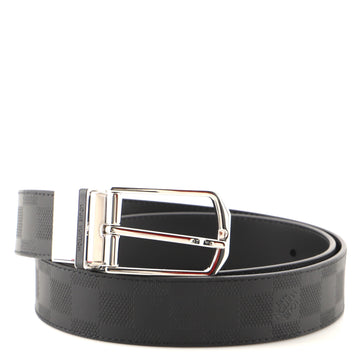 Louis Vuitton Slender Reversible Belt Damier Infini Leather Medium
