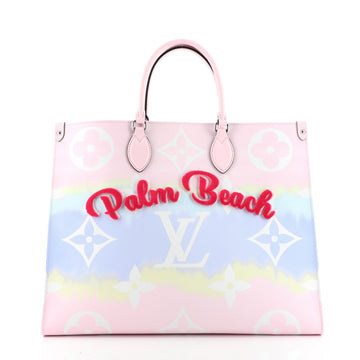 Louis Vuitton OnTheGo Tote Limited Edition Cities Escale Monogram Giant GM