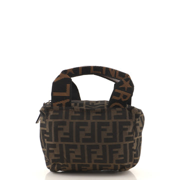 Fendi Vintage 1925 Cosmetic Tote Zucca Canvas Mini