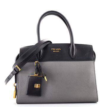Prada Esplanade Tote Saffiano with City Calf Medium