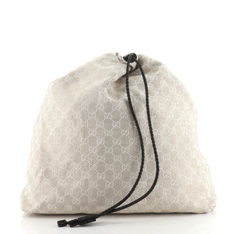 Gucci Open Shopping Tote Woven Leather Large