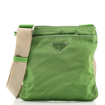 Prada Front Pocket Messenger Bag Tessuto Small